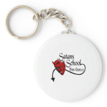 Satans School white Cnt Key Chain