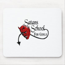 Satans School white Cnt Mouse Pad