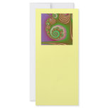 Satin Seashell Spiral Fractal rack cards