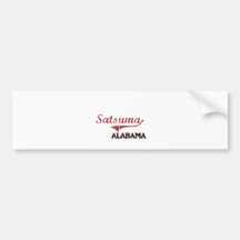 Satsuma Alabama City Classic Bumper Sticker