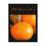 Satsumas • Advent Calendar Postcard