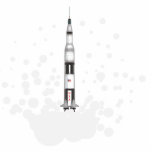 Saturn 5 photo sculptures
