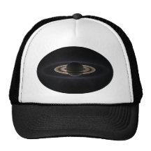 Saturn backlit trucker hat