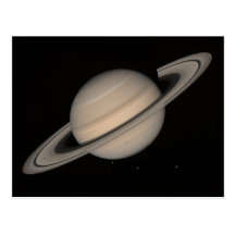 Saturn by Voyager 2 Postcard