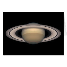 Saturn Greeting Card - Astronomy and Science gift
