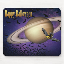 Saturn Happy Halloween Mouse Pads