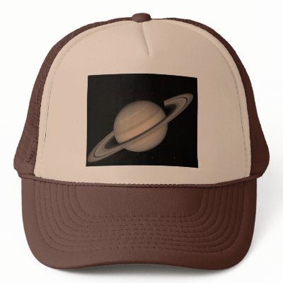 Saturn Trucker Hats by cooldudeproducts