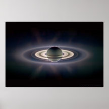 Saturn in Eclipse 18x12 (9x5) Print