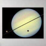 Saturn & its Moon, Titan posters