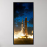 Saturn IV Rocket Launch Print