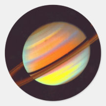 SATURN ROUND STICKERS