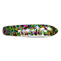 Saturn Sunset Skateboard Oldschool