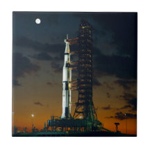 Saturn V rocket Ceramic Tile