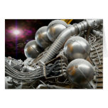 Saturn V Rocket Engine card