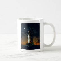 Saturn V rocket Mug
