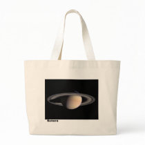 Saturn with Rings Canvas Bags