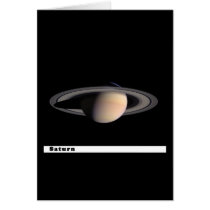 Saturn with Rings Greeting Cards