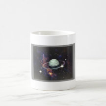 Saturn with Rings Mugs