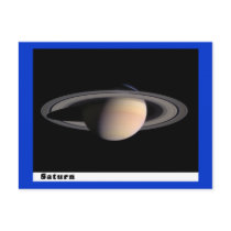Saturn with Rings Post Card
