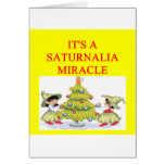 SATURNALIA pagan holiday Greeting Card