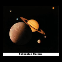 Saturnian System Poster posters