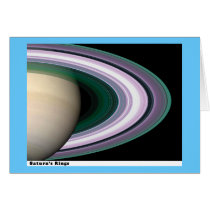 Saturns Rings Greeting Cards