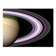 Saturn's Rings Postcard
