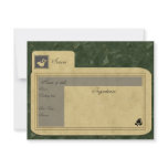 sauce recipe card personalized invitations