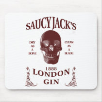 Saucy Jack's London Gin Mouse Pad