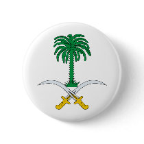 Saudi Arabia coat of arms Pinback Button