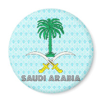 Saudi Arabia Coat of Arms Refrigerator Magnets