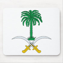Saudi Arabia coat of arms Mousepads