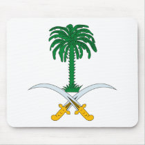 Saudi Arabia Coat of Arms Mousepad