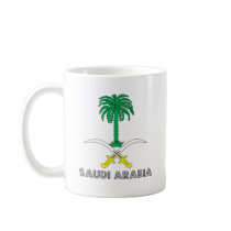 Saudi Arabia Coat of Arms Mugs