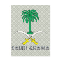 Saudi Arabia Coat of Arms Postcards
