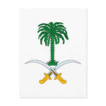 Saudi Arabia Coat of Arms Post Card