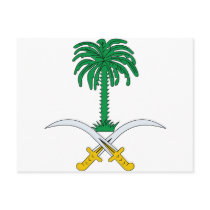 Saudi Arabia coat of arms Post Cards