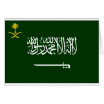 Saudi Arabia Flag Alt2 Greeting Card