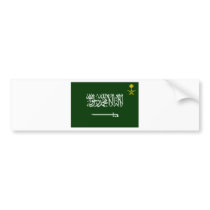 Saudi Arabia Flag Alt Bumper Sticker