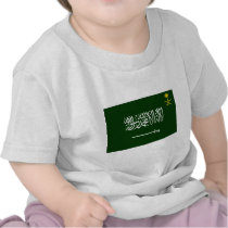 Saudi Arabia Flag Alt Tee Shirts