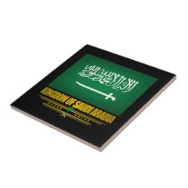 Saudi Arabia Flag Ceramic Tile