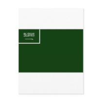 Saudi Arabia Flag Postcard