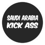 Saudi Arabia Kick Ass stickers