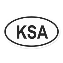 Saudi Arabia "KSA" Sticker