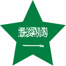 Saudi+Arabia Star Photo Sculpture