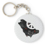 Saudi Arabia Trendy Peace Sign with Saudi map keychains