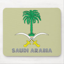 Saudi Emblem Mouse Pad