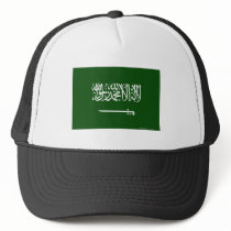 Saudi flag souvenir hat
