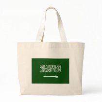 Saudi flag tote tote bags