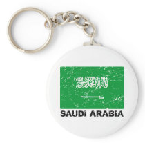 Saudia Arabia Vintage Flag Keychains